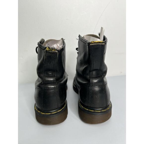 Dr. Martens 1460 Boots Black Leather Made In England Lace Vintage Men’s Size 7 main image 10